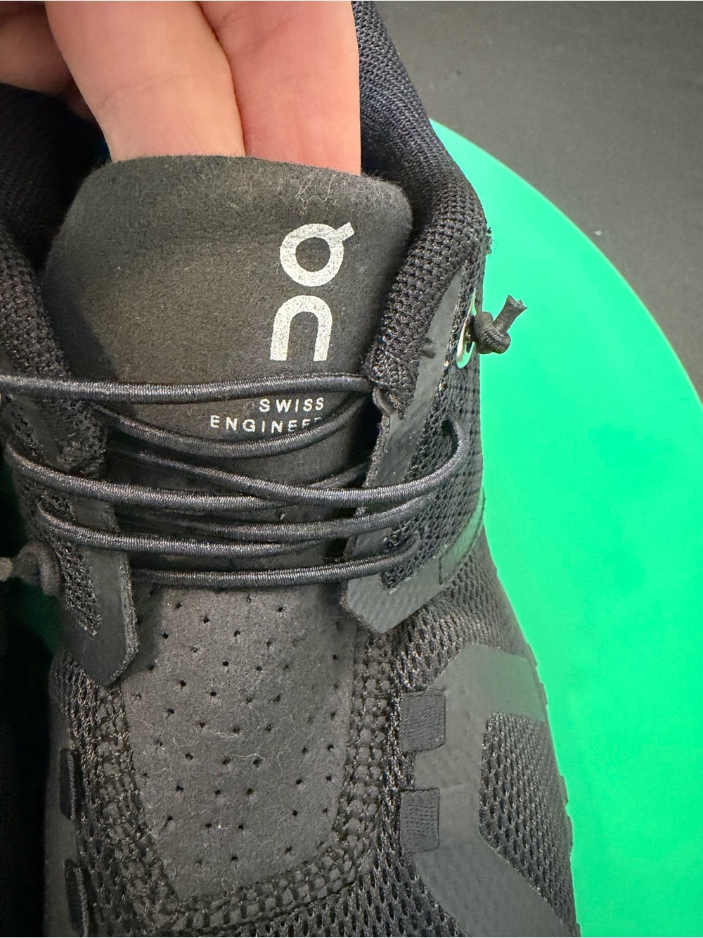 On Cloud 6 Running Womens Lightweight Black Running Shoes - Picture 8 of 10
